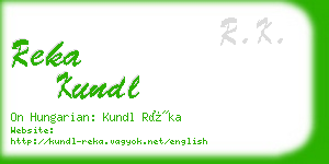 reka kundl business card